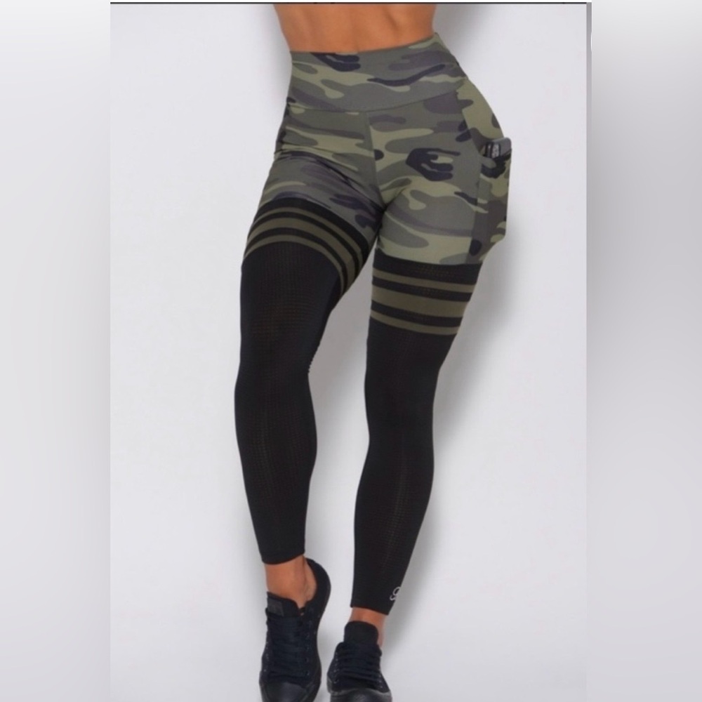 Bombshell Camouflage and Black Leggings